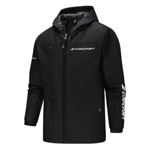 StarCraft Exclusive Logo Softshell Rain Jacket, Waterproof, Breathable, Windbreaker Jacket TTFS2DRJ11501SCZ Jacket