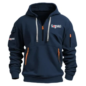 Topaz Exclusive Logo Tournament Hoodie Half Zipper TTFSHHZ2510TPZ Hoodie