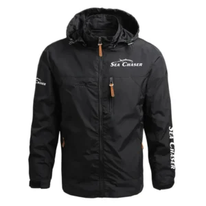 Sea Chaser Exclusive Logo Waterproof Outdoor Jacket Detachable Hood TTFSWOJ2510SEAZ Jacket