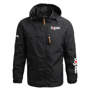 Topaz Exclusive Logo Waterproof Outdoor Jacket Detachable Hood TTFSWOJ2510TPZ Jacket