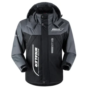 Boston Whaler Exclusive Logo Outdoor Charging Suit Plush Waterproof Windproof Jacket Detachable Hood TTPDPCS2409BWZ Jacket