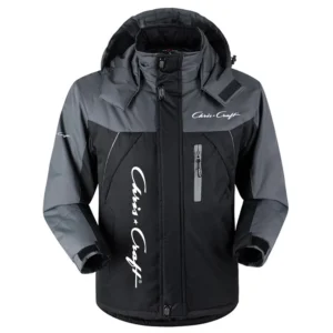 Chris-Craft Exclusive Logo Outdoor Charging Suit Plush Waterproof Windproof Jacket Detachable Hood TTPDPCS2409CFZ Jacket