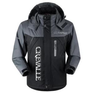 Crevalle Exclusive Logo Outdoor Charging Suit Plush Waterproof Windproof Jacket Detachable Hood TTPDPCS2409CRVZ Jacket