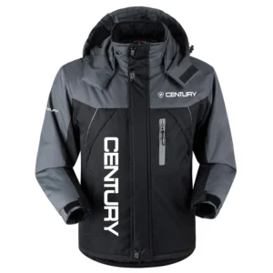 Century Exclusive Logo Outdoor Charging Suit Plush Waterproof Windproof Jacket Detachable Hood TTPDPCS2409CYZ Jacket