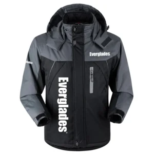 Everglades Exclusive Logo Outdoor Charging Suit Plush Waterproof Windproof Jacket Detachable Hood TTPDPCS2409ERZ Jacket