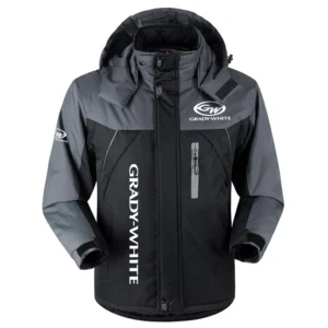 Grady-White Exclusive Logo Outdoor Charging Suit Plush Waterproof Windproof Jacket Detachable Hood TTPDPCS2409GWZ Jacket