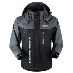 Hydra-Sports Exclusive Logo Outdoor Charging Suit Plush Waterproof Windproof Jacket Detachable Hood TTPDPCS2409HDZ Jacket