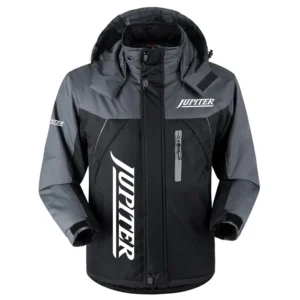 Jupiter Exclusive Logo Outdoor Charging Suit Plush Waterproof Windproof Jacket Detachable Hood TTPDPCS2409JPZ Jacket