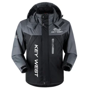 Key West Exclusive Logo Outdoor Charging Suit Plush Waterproof Windproof Jacket Detachable Hood TTPDPCS2409KWZ Jacket