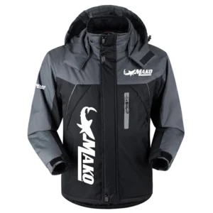 Mako Exclusive Logo Outdoor Charging Suit Plush Waterproof Windproof Jacket Detachable Hood TTPDPCS2409MAZ Jacket