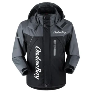 Onslow Bay Exclusive Logo Outdoor Charging Suit Plush Waterproof Windproof Jacket Detachable Hood TTPDPCS2409ONZ Jacket
