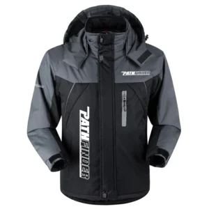 Pathfinder Exclusive Logo Outdoor Charging Suit Plush Waterproof Windproof Jacket Detachable Hood TTPDPCS2409PFZ Jacket