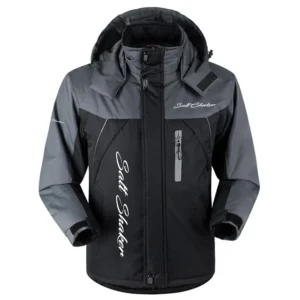Salt Shaker Exclusive Logo Outdoor Charging Suit Plush Waterproof Windproof Jacket Detachable Hood TTPDPCS2409SCSZ Jacket