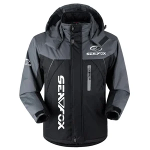 Sea Fox Exclusive Logo Outdoor Charging Suit Plush Waterproof Windproof Jacket Detachable Hood TTPDPCS2409SFZ Jacket