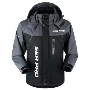 Sea Pro Exclusive Logo Outdoor Charging Suit Plush Waterproof Windproof Jacket Detachable Hood TTPDPCS2409SPZ Jacket