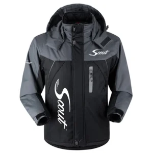 Scout Exclusive Logo Outdoor Charging Suit Plush Waterproof Windproof Jacket Detachable Hood TTPDPCS2409SSZ Jacket