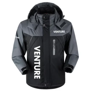 Venture Exclusive Logo Outdoor Charging Suit Plush Waterproof Windproof Jacket Detachable Hood TTPDPCS2409VTZ Jacket
