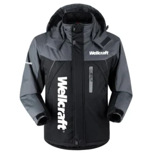 Wellcraft Exclusive Logo Outdoor Charging Suit Plush Waterproof Windproof Jacket Detachable Hood TTPDPCS2409WCZ Jacket