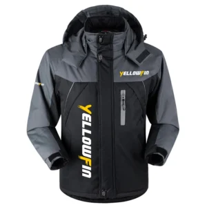 Yellowfin Exclusive Logo Outdoor Charging Suit Plush Waterproof Windproof Jacket Detachable Hood TTPDPCS2409YFZ Jacket