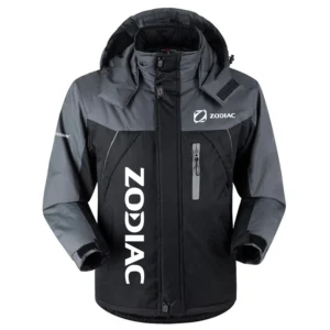 Zodiac Exclusive Logo Outdoor Charging Suit Plush Waterproof Windproof Jacket Detachable Hood TTPDPCS2409ZDZ Jacket