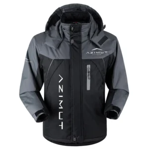 Azimut Exclusive Logo Outdoor Charging Suit Plush Waterproof Windproof Jacket Detachable Hood TTPDPCS2409AZZ Jacket