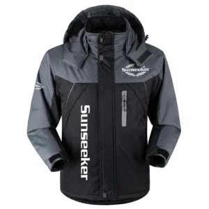 Sunseeker Exclusive Logo Outdoor Charging Suit Plush Waterproof Windproof Jacket Detachable Hood TTPDPCS2409SNZ Jacket