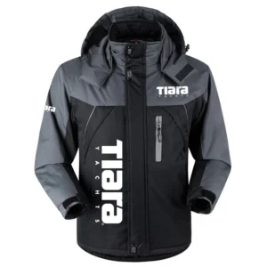 Tiara Yachts Exclusive Logo Outdoor Charging Suit Plush Waterproof Windproof Jacket Detachable Hood TTPDPCS2409TYZ Jacket