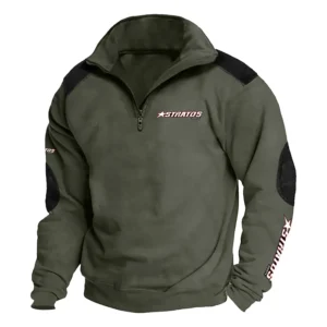 Stratos Exclusive Logo Tactical Quarter-Zip Sweatshirt TTFSSCS2510SAZ Sweatshirt