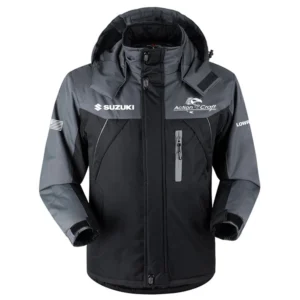 Action Craft Suzuki Lowrance Outdoor Charging Suit Plush Waterproof Windproof Jacket Detachable Hood TTPDPCS2409ASUL Jacket