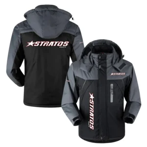 Stratos Exclusive Logo Outdoor Charging Suit Plush Waterproof Windproof Jacket Detachable Hood HCPDPCS1409SAZ-n Jacket