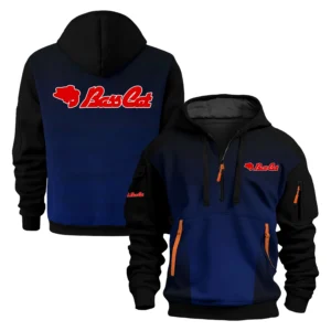 Bass Cat Exclusive Logo Hoodie Half Zipper TTFSHHZ3D081902BCZ Hoodie