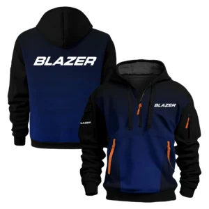 Blazer Exclusive Logo Hoodie Half Zipper TTFSHHZ3D081902BLZ Hoodie