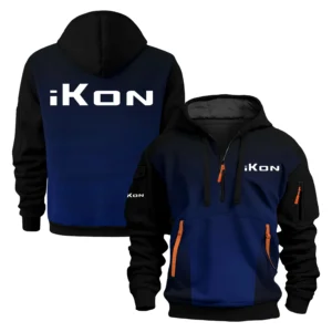 iKon Exclusive Logo Hoodie Half Zipper TTFSHHZ3D081902IBZ Hoodie