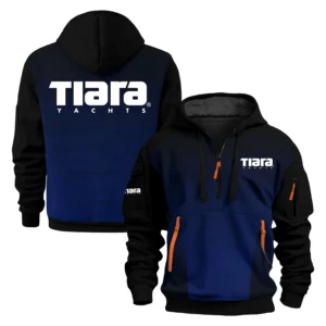 Tiara Yachts Exclusive Logo Hoodie Half Zipper TTFSHHZ3D081902TYZ Hoodie