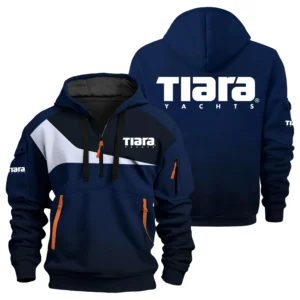 Tiara Yachts Exclusive Logo Hoodie Half Zipper TTFSHHZ3D081903TYZ Hoodie