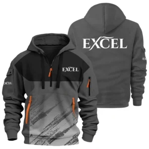Excel Exclusive Logo Hoodie Half Zipper TTFSHHZ3D081904EXZ Hoodie
