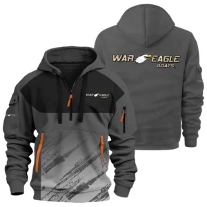 War Eagle Exclusive Logo Hoodie Half Zipper TTFSHHZ3D081904WEZ Hoodie