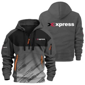 Xpress Exclusive Logo Hoodie Half Zipper TTFSHHZ3D081904XBZ Hoodie