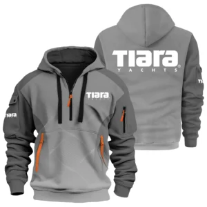 Tiara Yachts Exclusive Logo Hoodie Half Zipper TTFSHHZ3D081905TYZ Hoodie