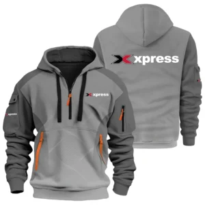 Xpress Exclusive Logo Hoodie Half Zipper TTFSHHZ3D081905XBZ Hoodie