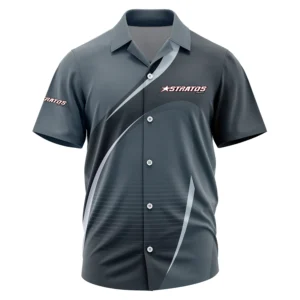Stratos Exclusive Logo Short Sleeve Camp Collar Shirt TTFSHWSCS001SAZ Shirt