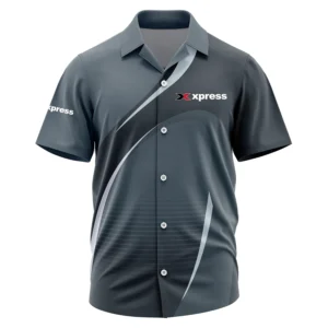 Xpress Exclusive Logo Short Sleeve Camp Collar Shirt TTFSHWSCS001XBZ Shirt