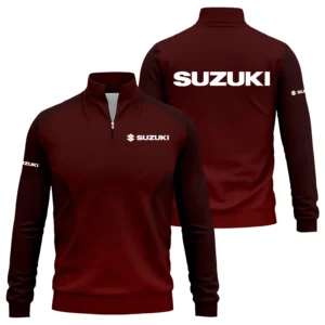 Suzuki Exclusive Logo Quarter-Zip Sweatshirt TTFSQTZ210205SUZ Sweatshirt