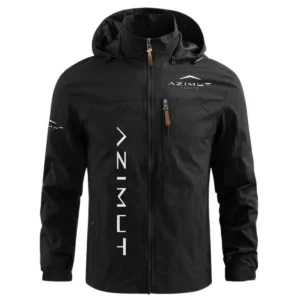 Azimut Exclusive Logo Waterproof Windbreaker Jacket Detachable Hood TTFSWOJN2510AZZ Jacket