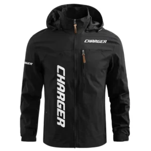 Charger Exclusive Logo Waterproof Windbreaker Jacket Detachable Hood TTFSWOJN2510CGZ Jacket