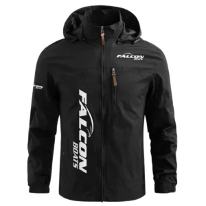 Falcon Exclusive Logo Waterproof Windbreaker Jacket Detachable Hood TTFSWOJN2510FAZ Jacket