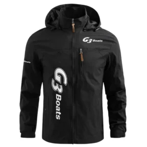 G3 Exclusive Logo Waterproof Windbreaker Jacket Detachable Hood TTFSWOJN2510G3Z Jacket