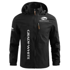 Grady-White Exclusive Logo Waterproof Windbreaker Jacket Detachable Hood TTFSWOJN2510GWZ Jacket