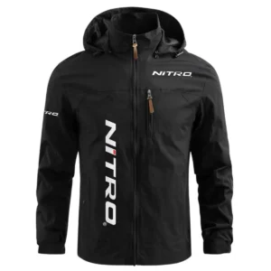 Nitro Exclusive Logo Waterproof Windbreaker Jacket Detachable Hood TTFSWOJN2510NZ Jacket