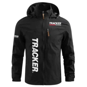 Tracker Exclusive Logo Waterproof Windbreaker Jacket Detachable Hood TTFSWOJN2510TRZ Jacket